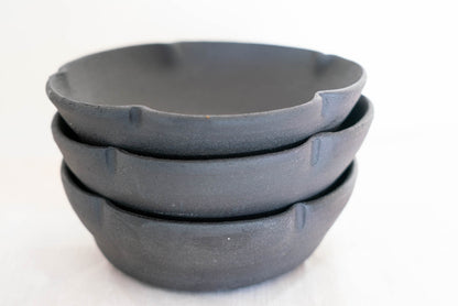 Decorative black Kobachi inspired bowls